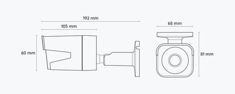 Image of 4K ip camera PoE outdoor nightvision IP66 waterproof audio bullet 8MP security camera B800