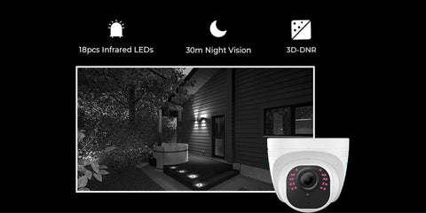 Image of 4K security camera PoE outdoor nightvision IP66 waterproof audio dome 8MP ip camera D800